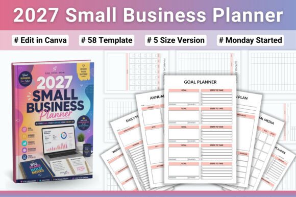 Download 📒 2027 Small Business Planner - Premium Bundle