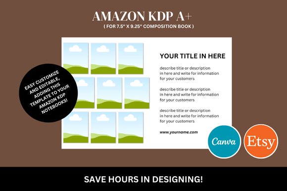 Download Amazon KDP a+ Canva Mockup - Amazon Collection