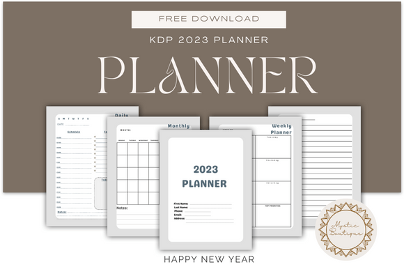 Download 2023 Monthly, Weekly and Daily Planner - 2023 Collection