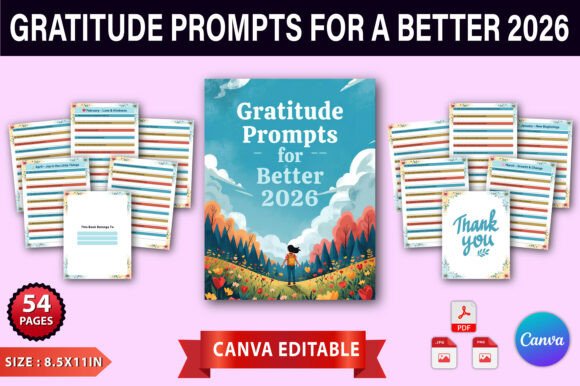 Download Gratitude Prompts for a Better 2026 - Gratitude prompts Collection