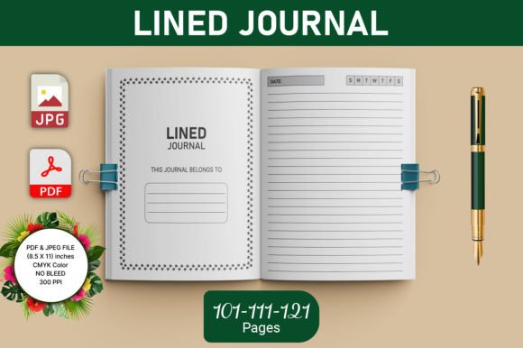 Download Lined Journal for KDP Interior - Lined Collection