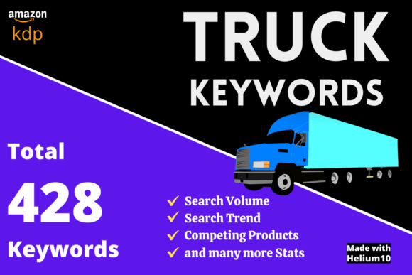 Download Truck Keyword List for Amazon Kdp - Amazon Collection