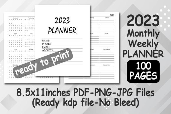 Download 2023 Planner Monthly Weekly - 2023 Collection