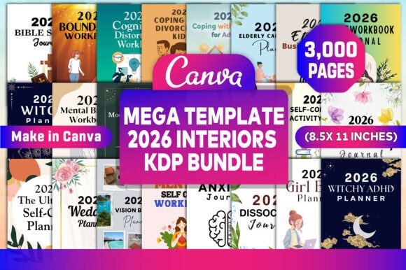 Download Mega Template 2026 Interiors Kdp Bundle - Interiors kdp Collection