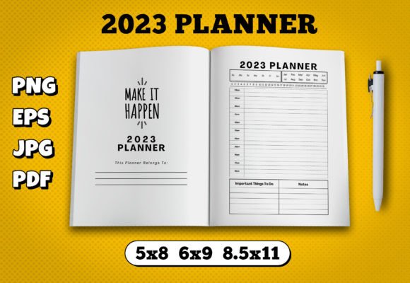 Download 2023 Planner Kdp Interior - 2023 Collection