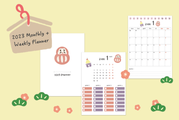 Download 2023 Monthly &amp; Weekly Planner - 2023 Collection