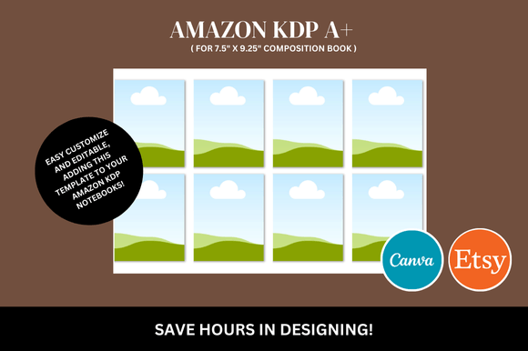 Download Amazon KDP a+ Canva Mockup - Premium Resources