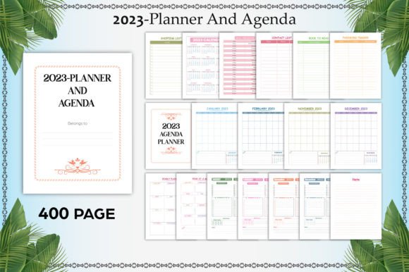 Download 2023 Planner and Agenda KDP Interior - 2023 Collection