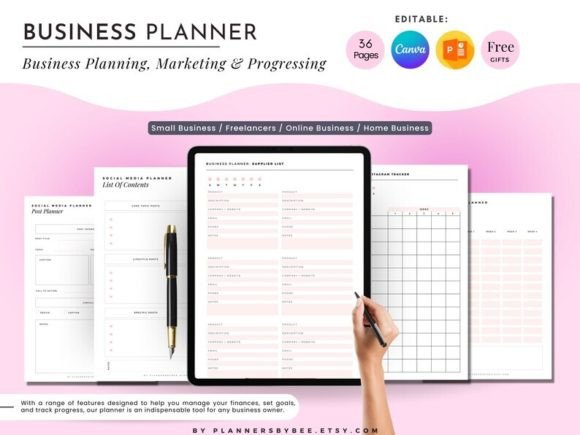 Download Business Planner, Small Business Plan - Premium Bundle