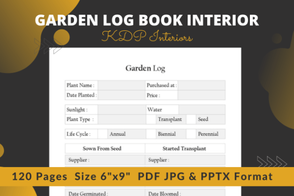 Download Garden Log Book Interiors Kdp - Interiors kdp Collection
