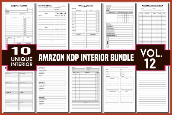 Download Low Content KDP Interior Bundle - Low content Collection