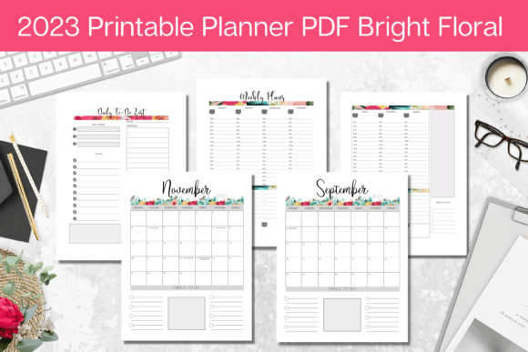 Download 2023 Planner PDF Printable Calendar - 2023 Collection